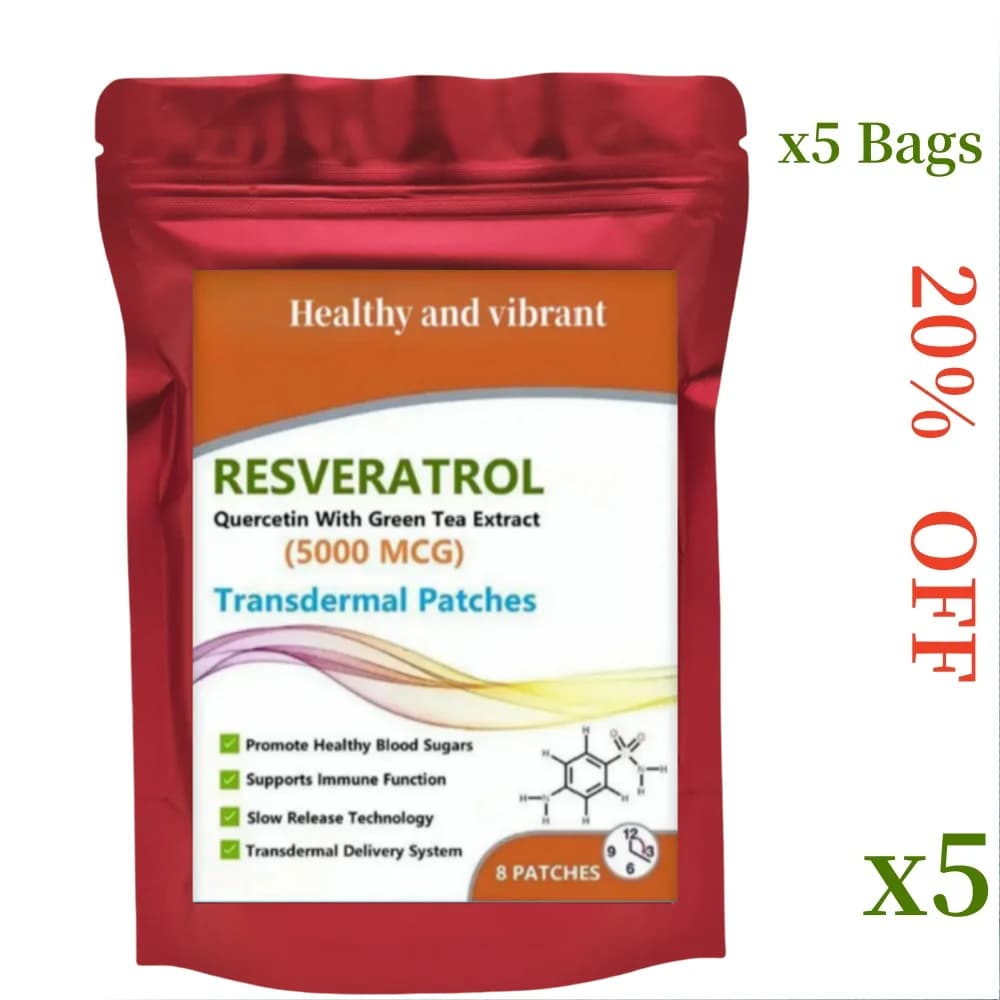 Resveratrol quercetin green tea transdermal patch — image 8