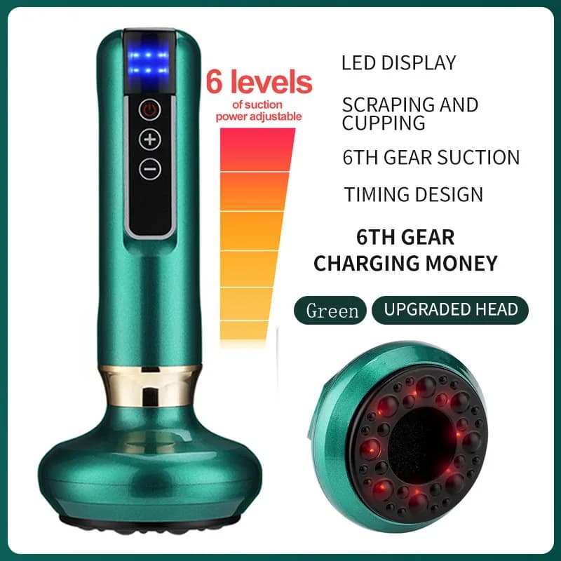 electric cupping massager with six suction cups — image 7