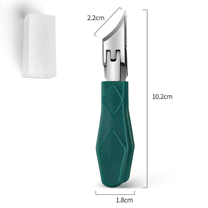 stainless steel toenail clipper for ingrown and thick nails — image 1