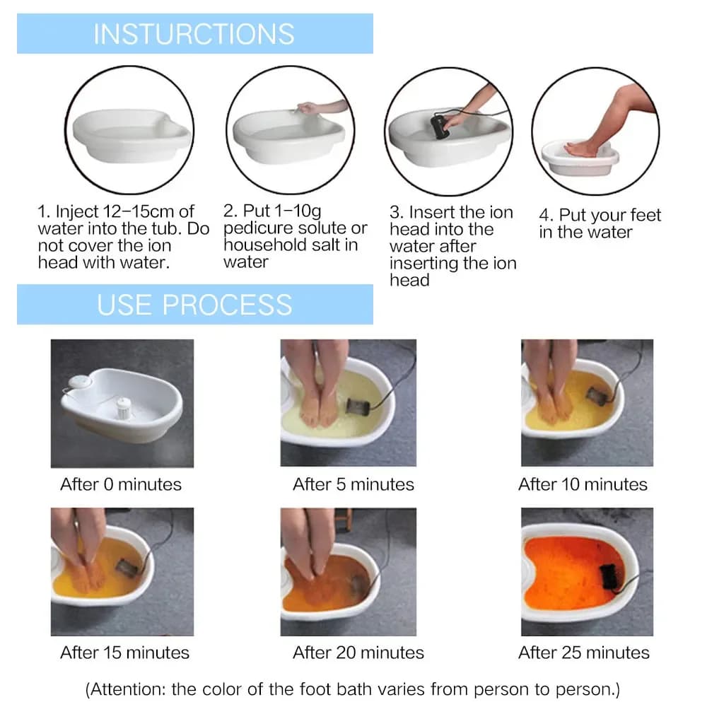 ionic foot bath detox machine — image 3