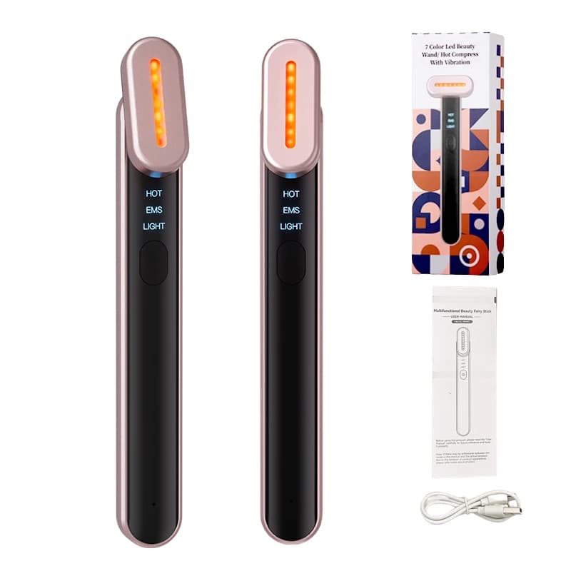 7-color light therapy wand with hot compress — image 7