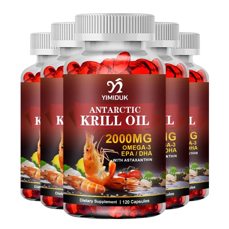 bottles of Antarctic krill oil capsules — image 7