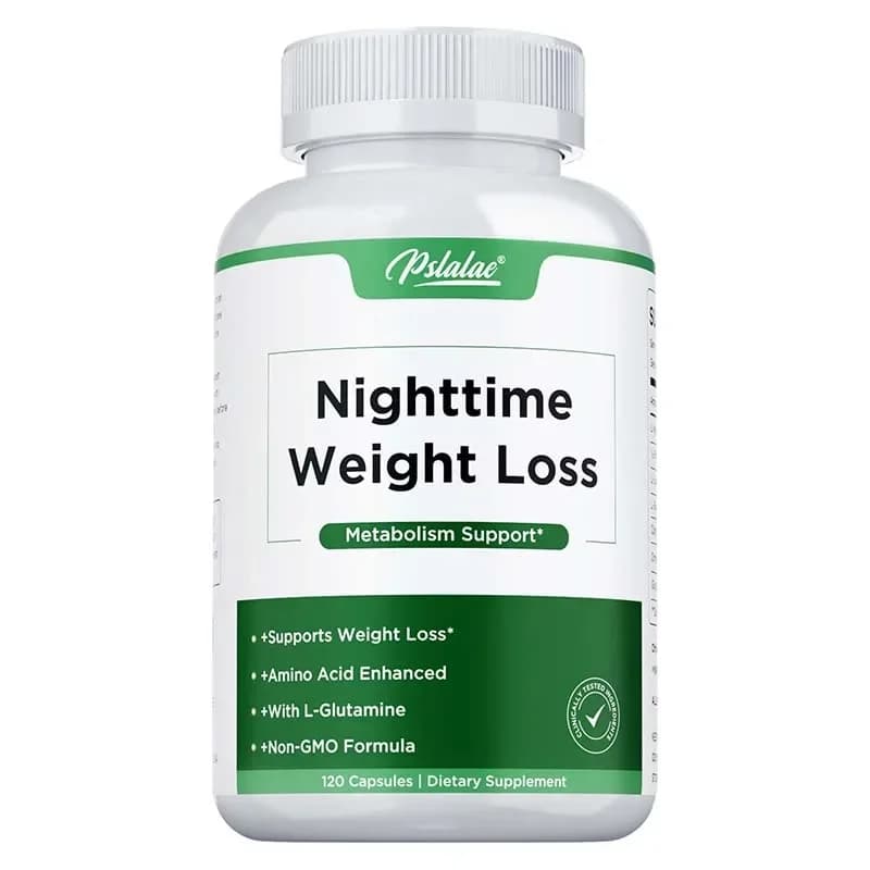 Nighttime weight loss supplement capsule bottle — image 8