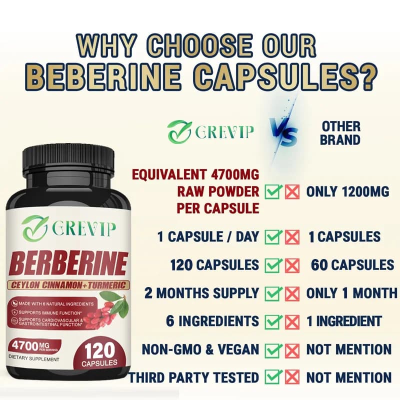 bottles of berberine capsules — image 5
