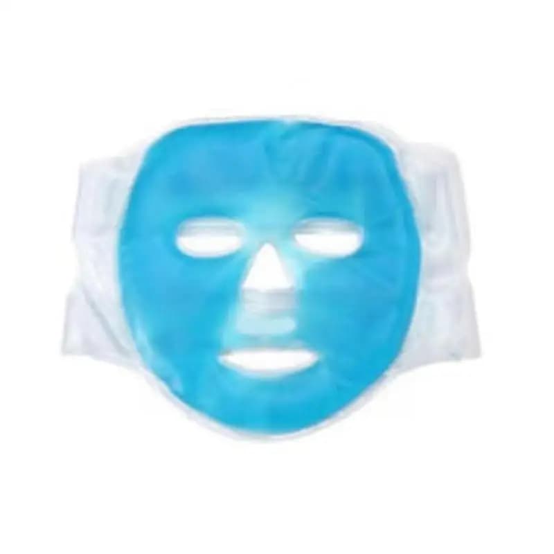 blue cold gel face mask covering full face — image 4