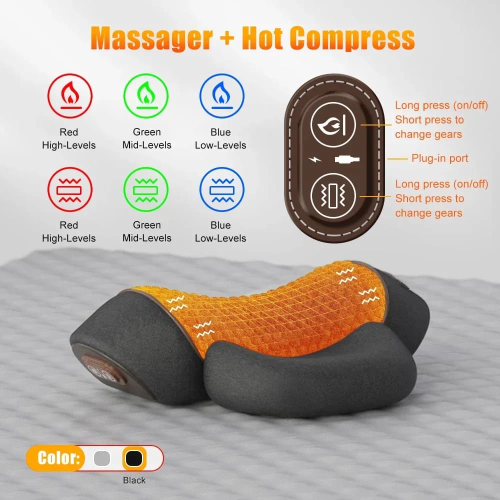 heated electric neck massager pillow — image 8