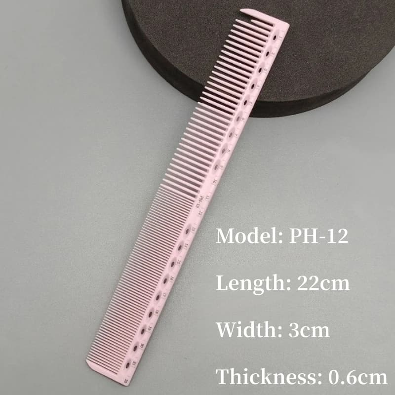 hair cutting comb with built-in scale — image 8