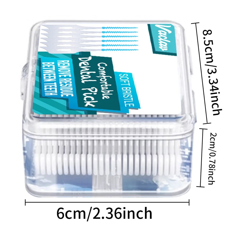 L-shaped interdental brush with soft nylon bristles — image 6