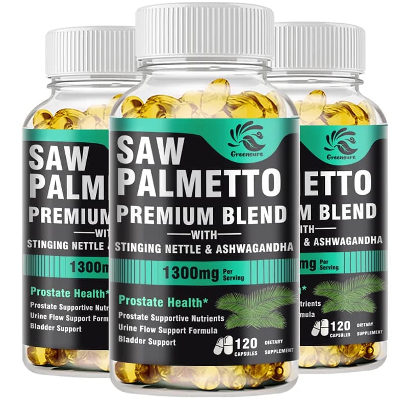 Greensure men's prostate support supplement bottle — image 7