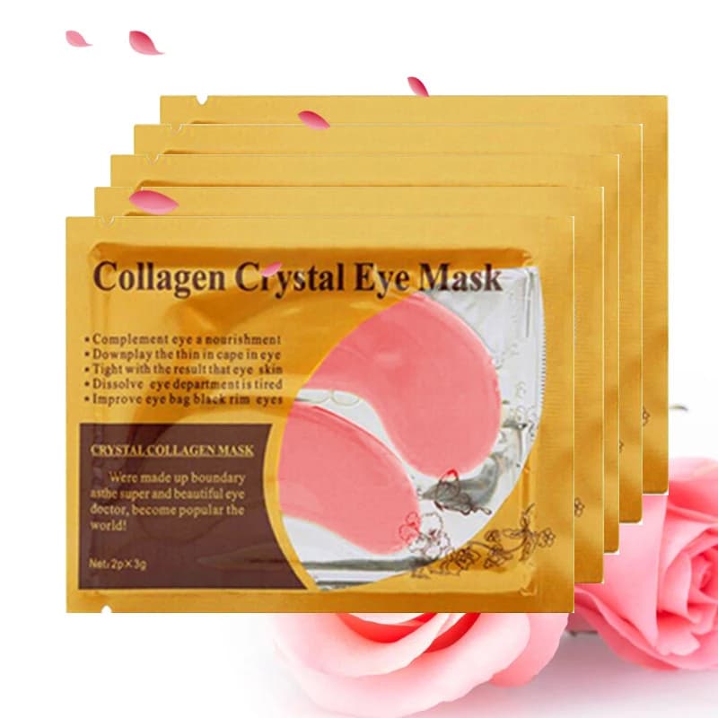 Gold collagen crystal eye mask patches — image 5
