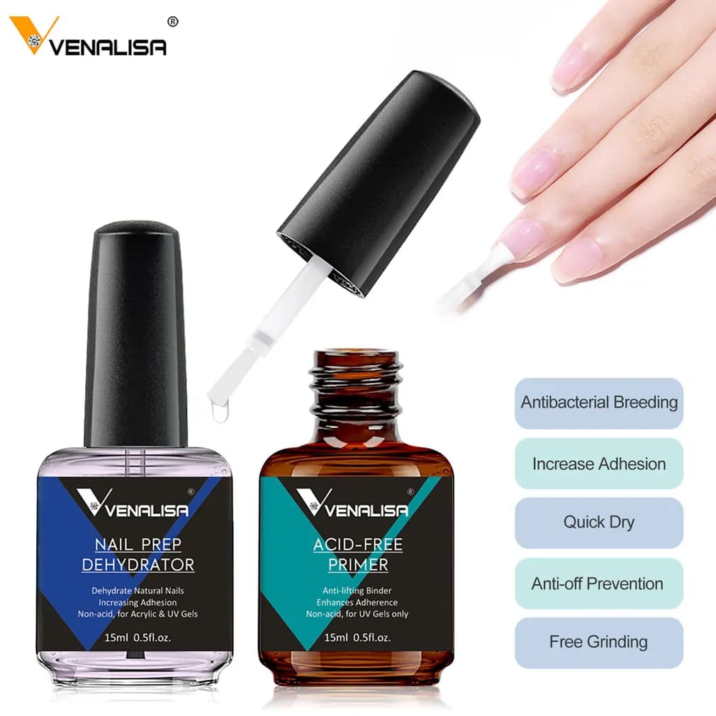 Venalisa nail dehydrator and acid‑free primer bottle — image 2