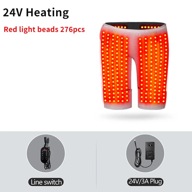 red light hip massager with heat and vibration controls — image 7