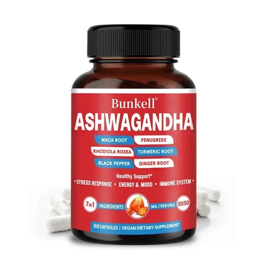 organic ashwagandha capsules with maca and turmeric — image 8