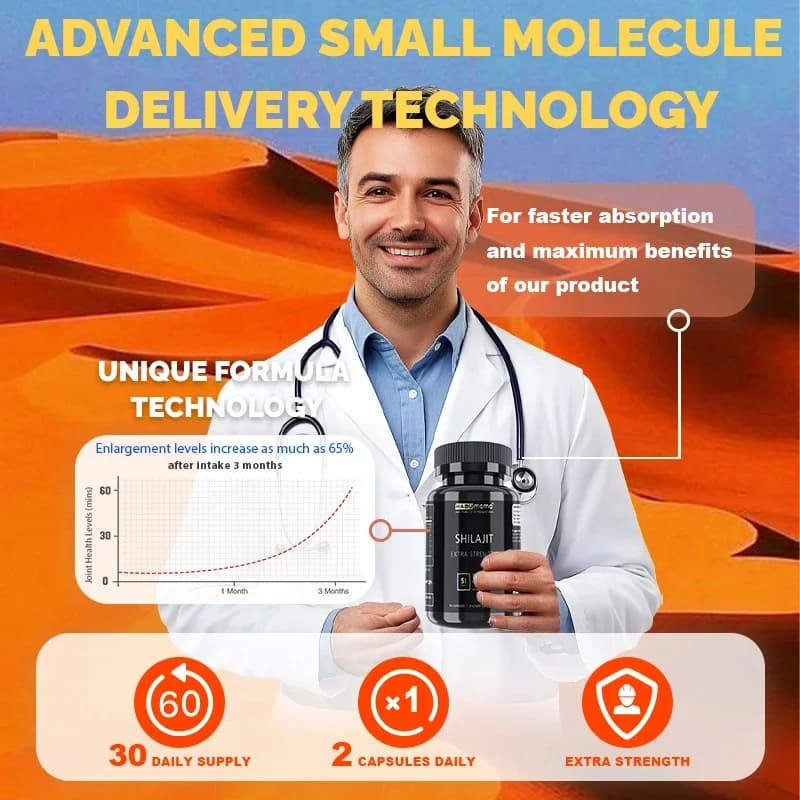 bottle of organic shilajit capsules — image 6