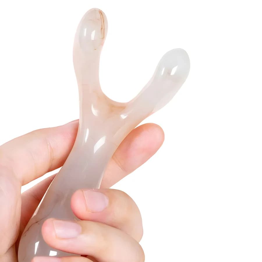 Resin Y‑shape facial guasha tool for nose lifting — image 5