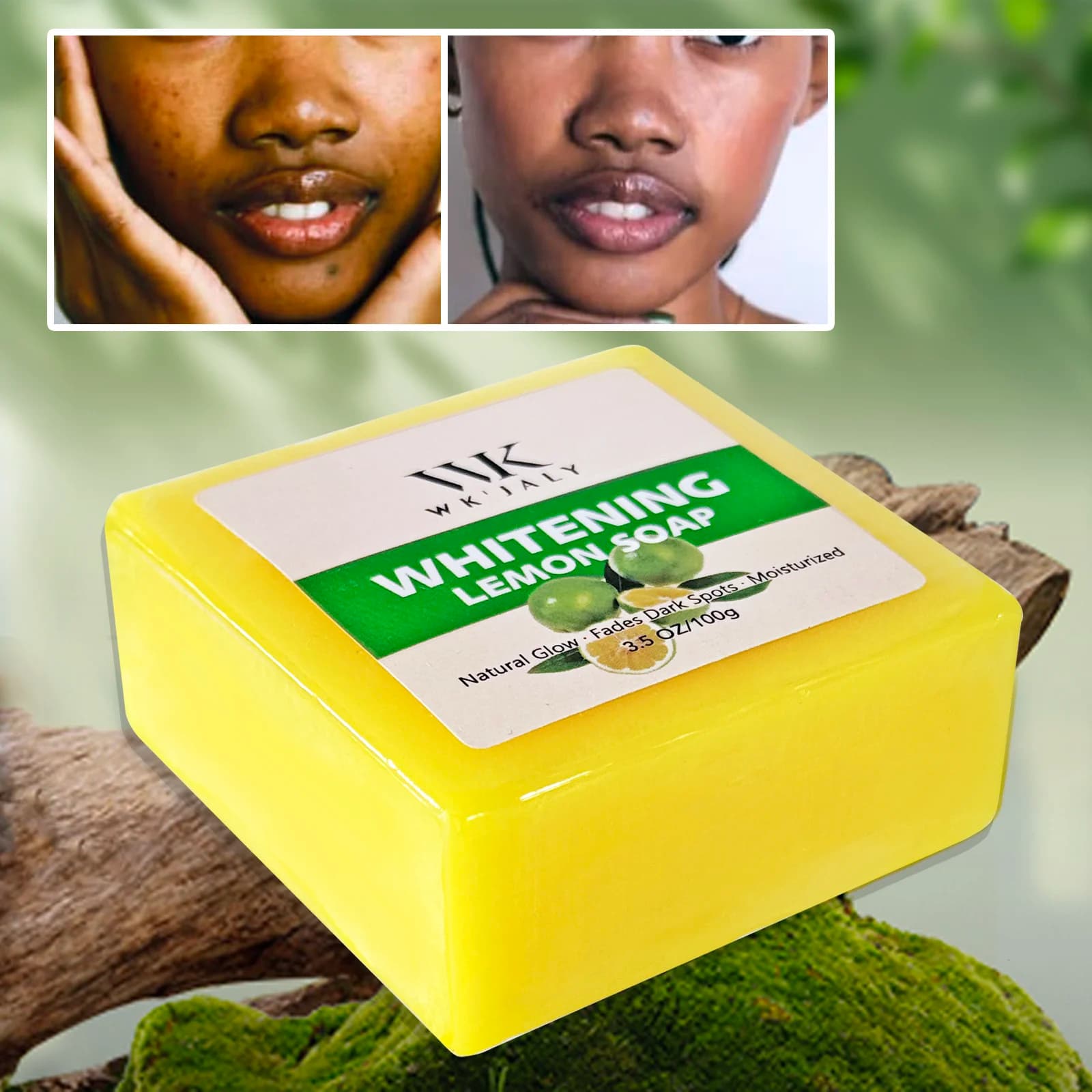Whitening lemon soap bar with glutathione and shea butter — image 6