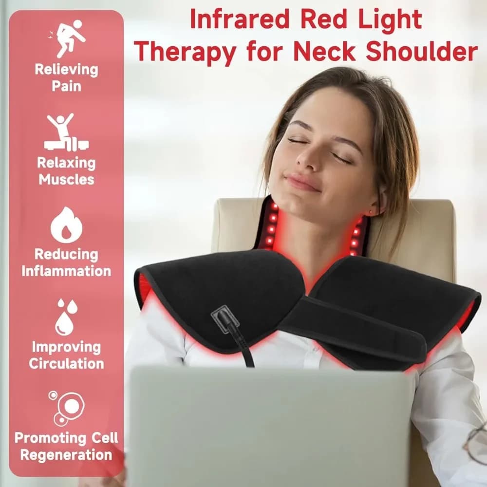 wearable red light therapy pad for shoulder and neck — image 5
