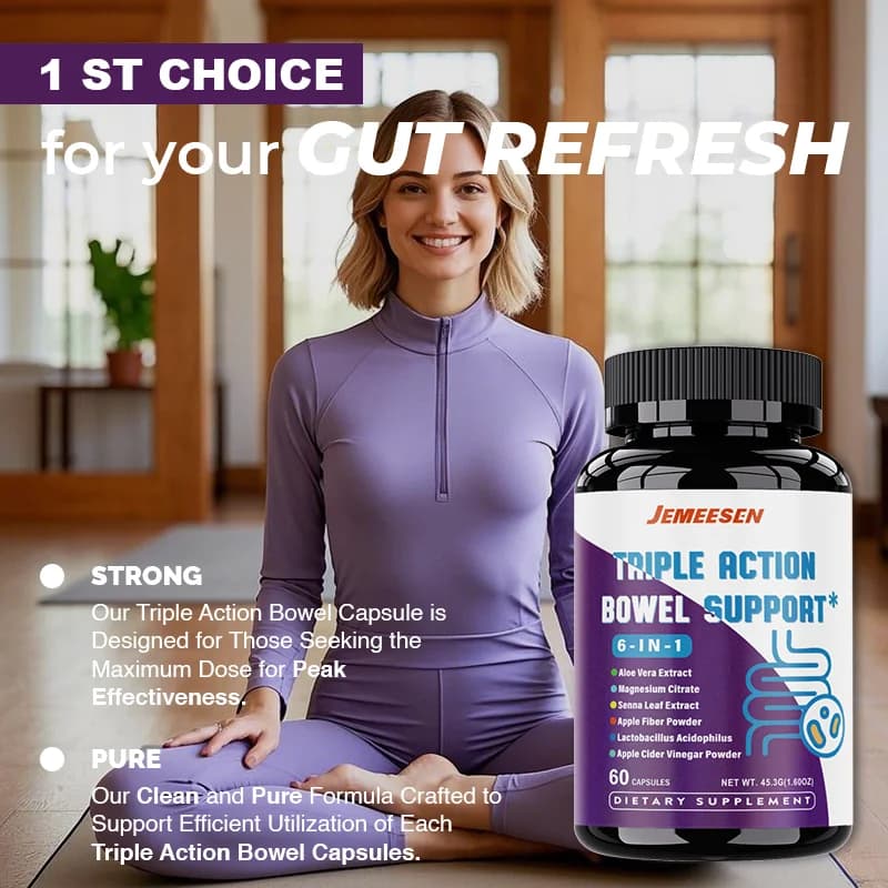 bottle of digestive support supplement with psyllium and magnesium — image 4