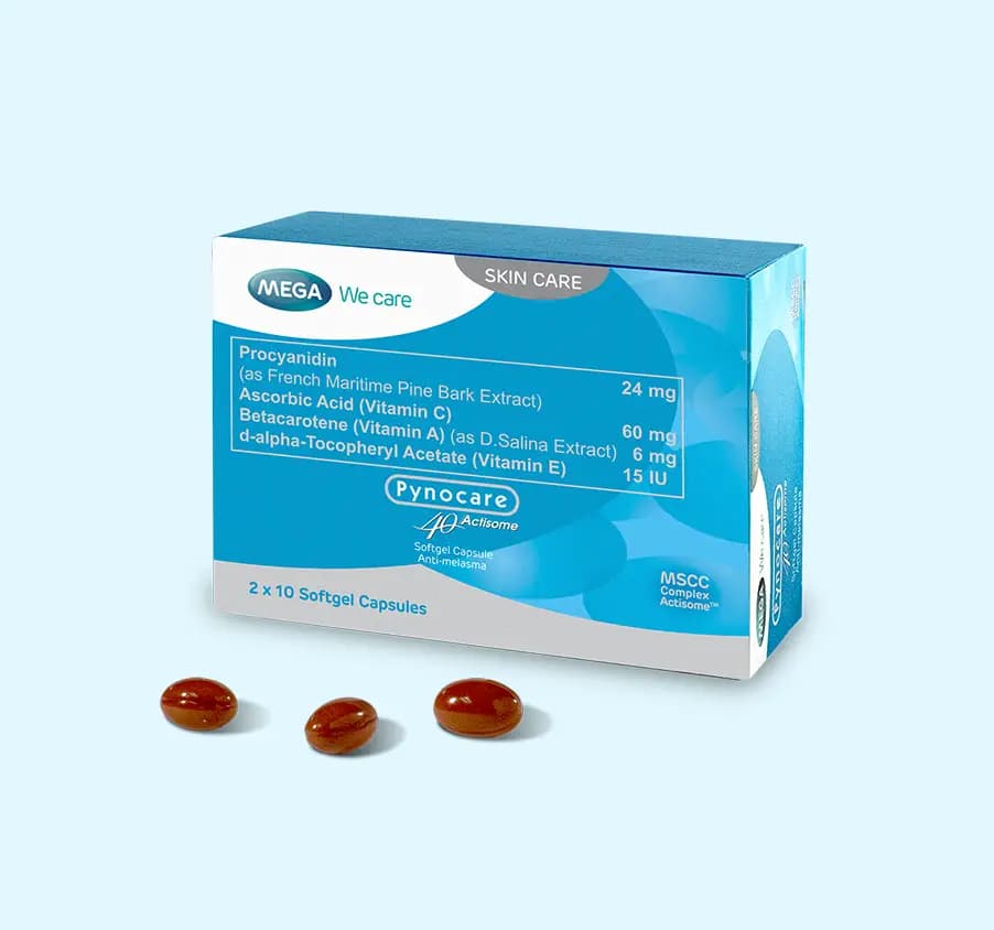 Pynocare Actisome Softgels (40 Softgels) | French Maritime Pine Bark Extract, Vitamin C & Vitamin E — image 3