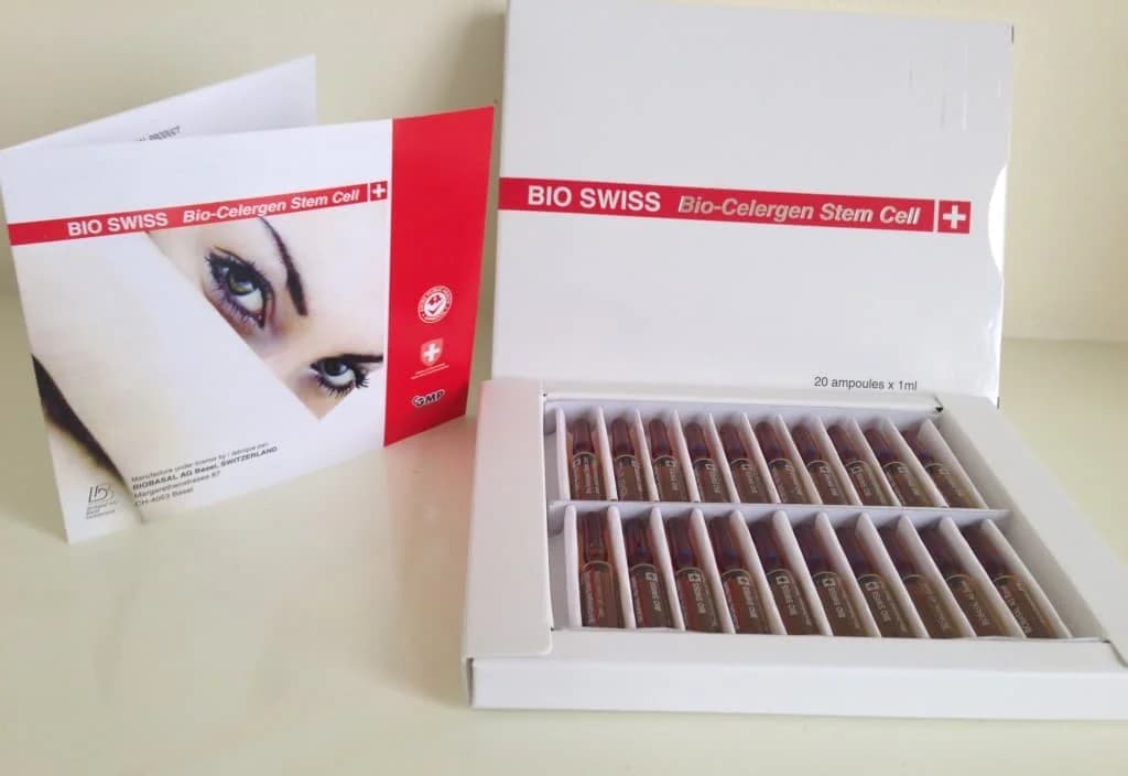 Bio Swiss Celergen Stem Cell 30 ampoules packaging front view — image 4