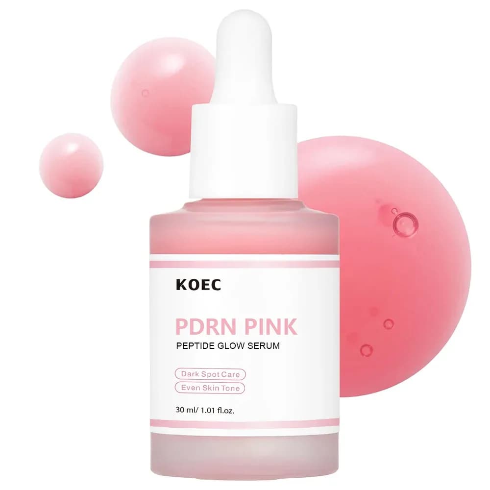 KOEC Rose PDRN Pink Peptide Glow Facial Serum – 30ml