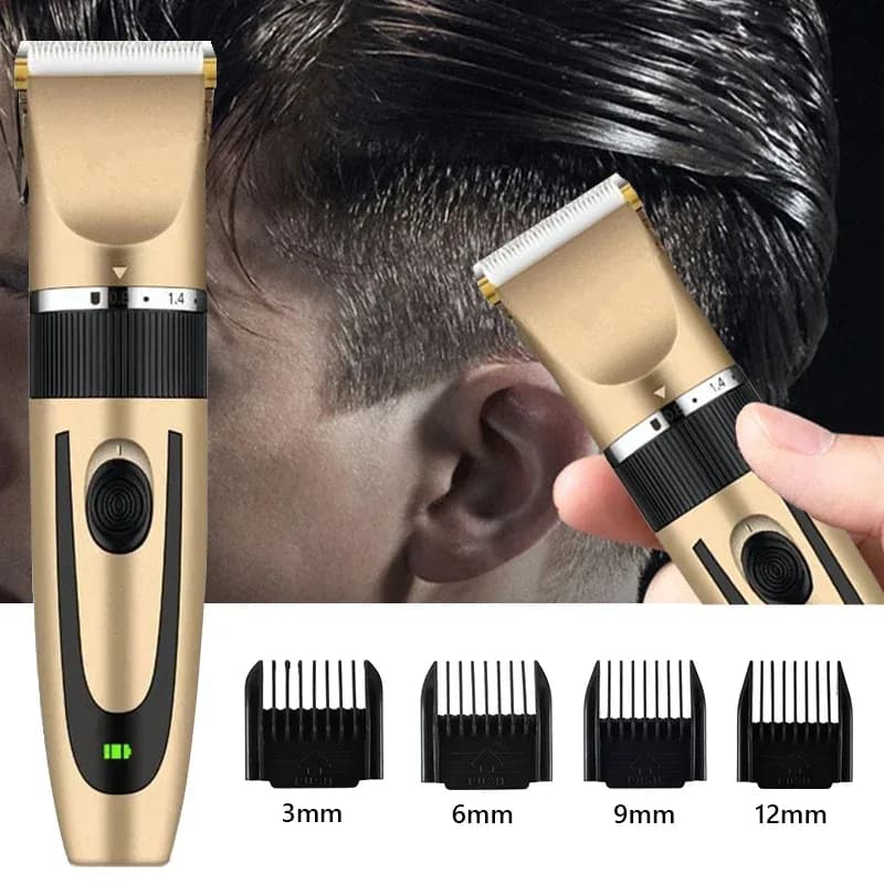 FUNMENTO Rechargeable Electric Hair Trimmer for Men
