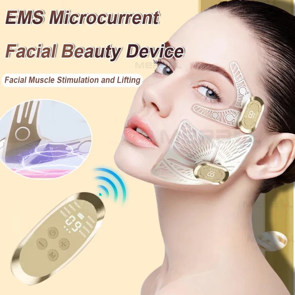 Facial Eye Massager with EMS Stimulation