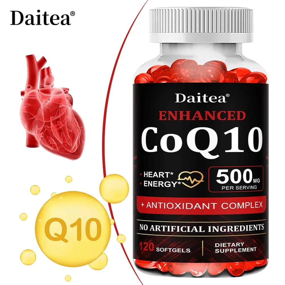 CoQ10 500mg Supplement – Heart & Energy Support