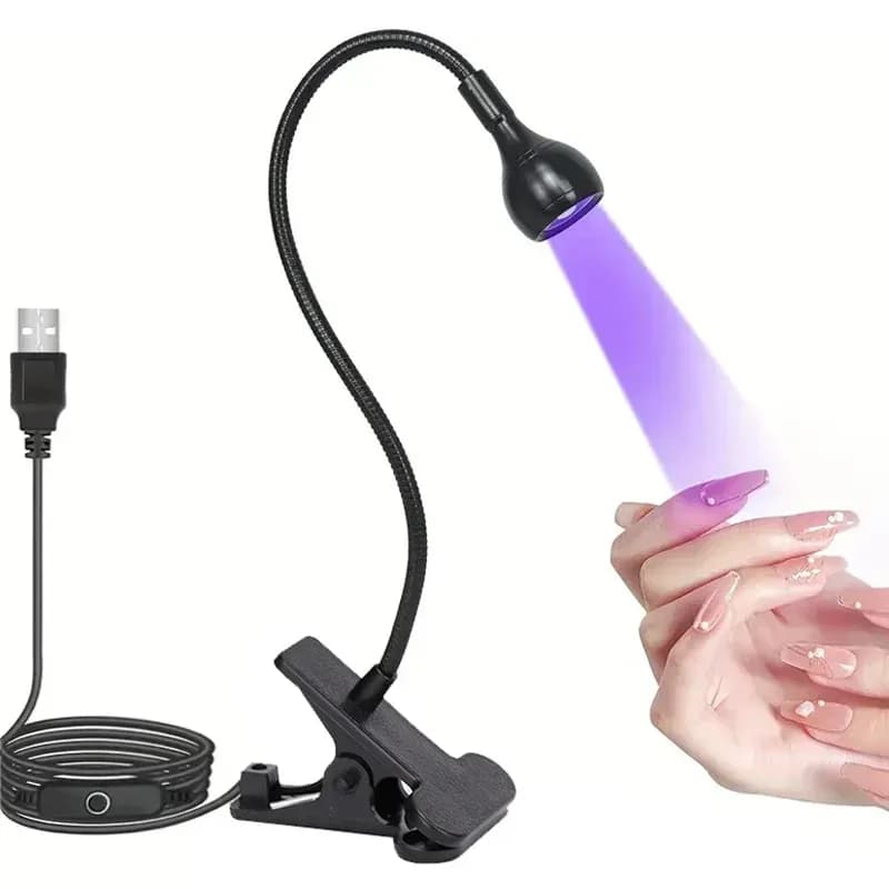 UV Nail Lamp 395nm Mini Clip‑on