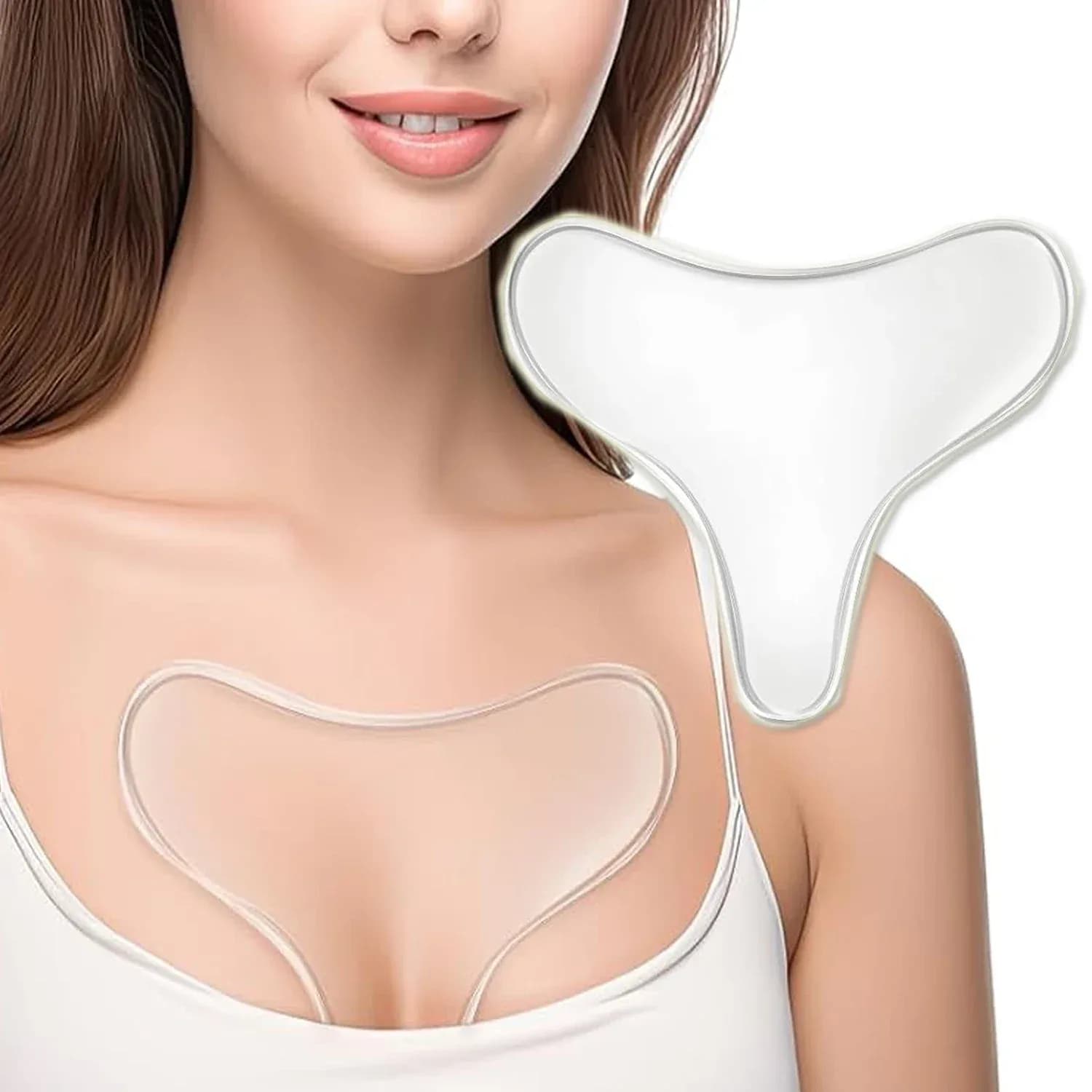 Reusable Silicone Anti-Wrinkle Chest & Breast Lifting Pad