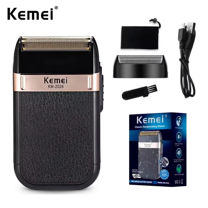 Kemei USB Charging Electric Shaver for Men