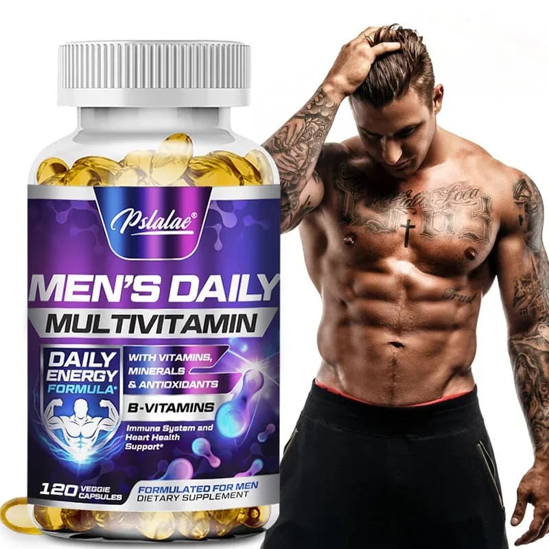 Men's Multivitamin with Vitamins A C D E B12, Zinc & Magnesium