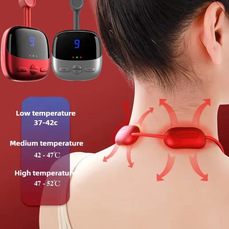 Smart Hanging Neck and Shoulder Massager with Heat