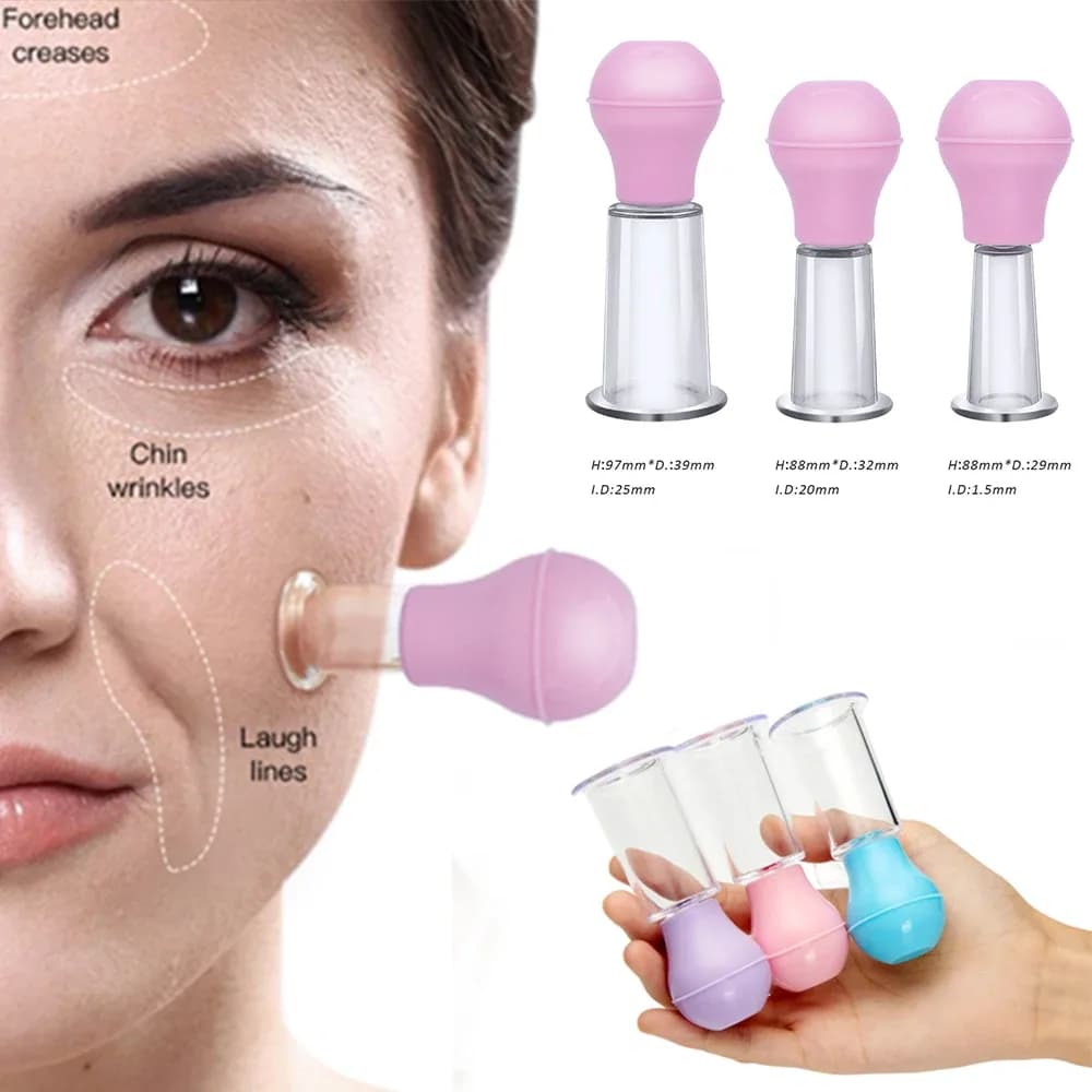 Facial Massage Cups for Skin Lifting and Cellulite
