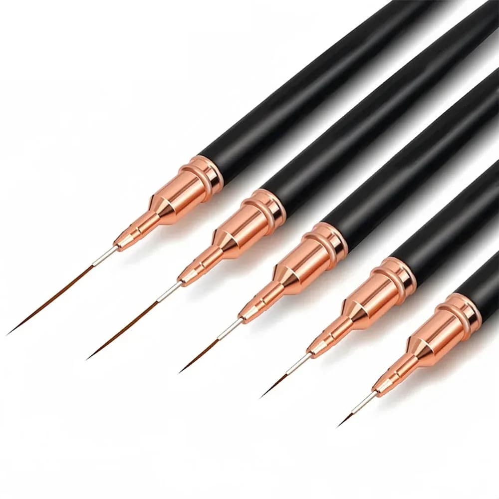 Elongated Nail Art Brush Pen Set – 5 Pieces