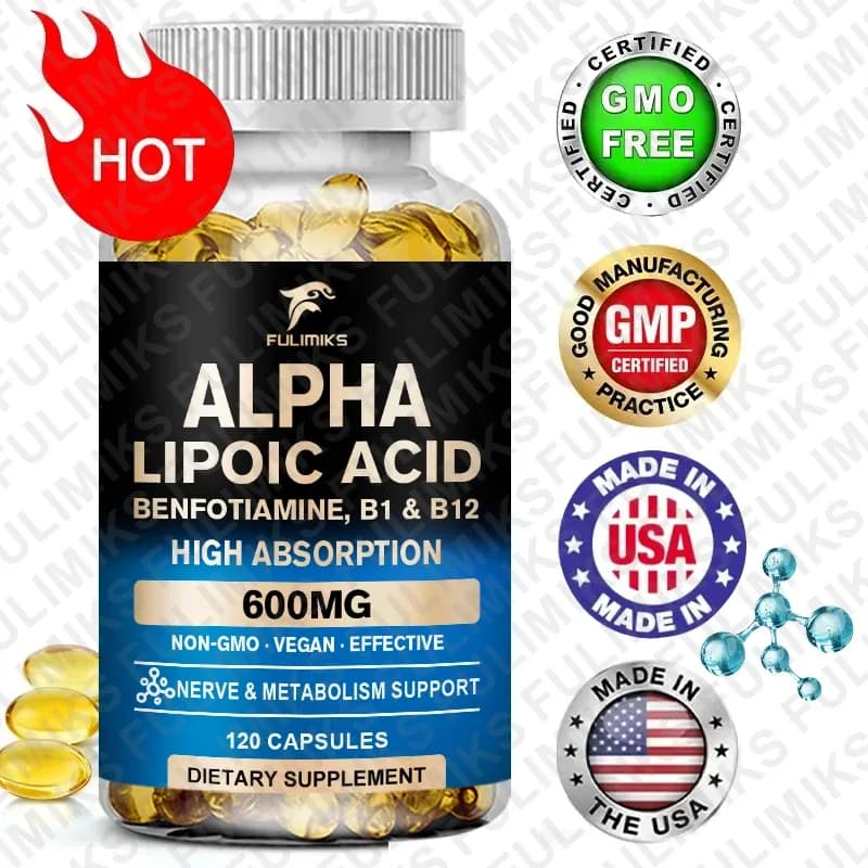 Alpha Lipoic Acid 600 mg with Benfotiamine