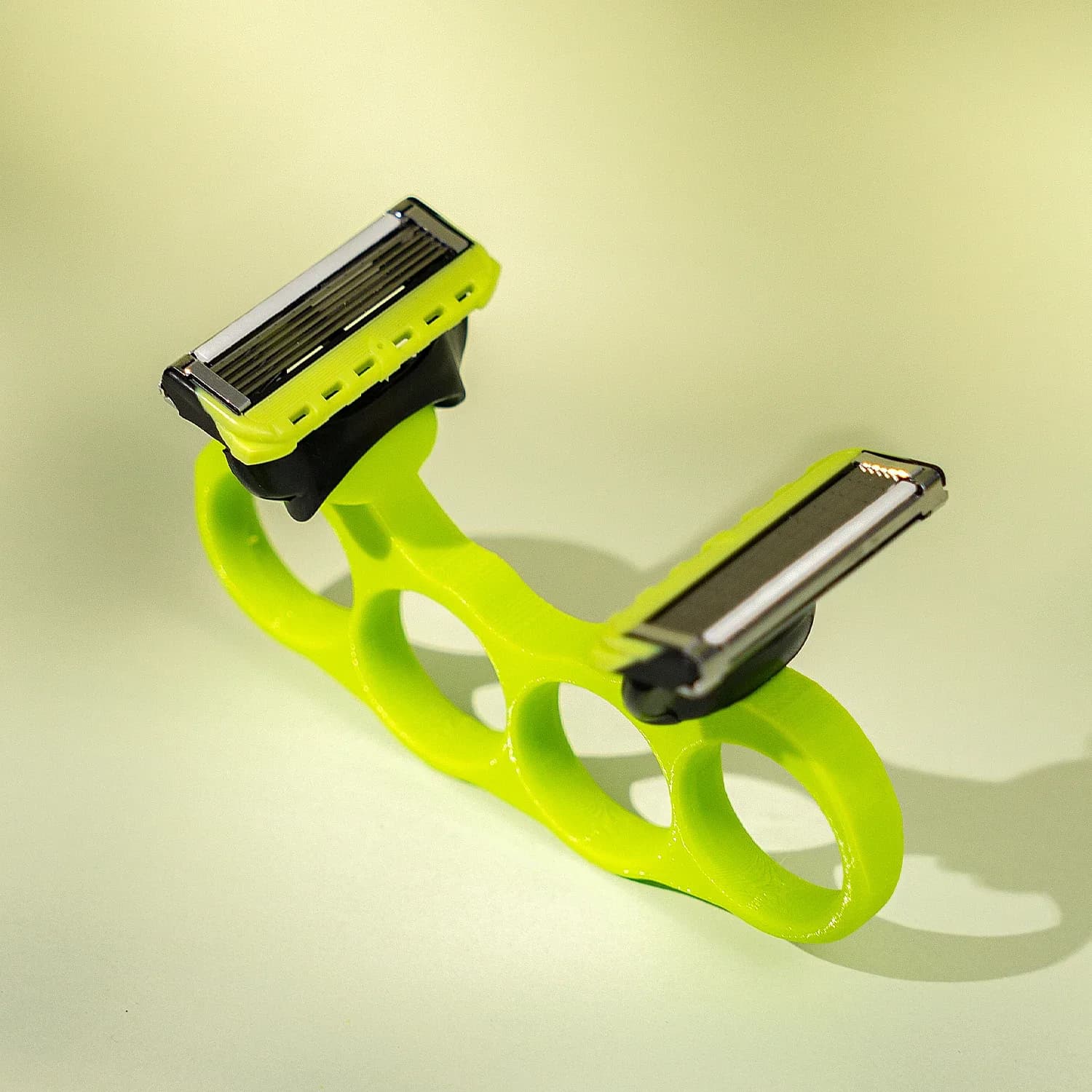 Double‑headed hair clipper for bald heads