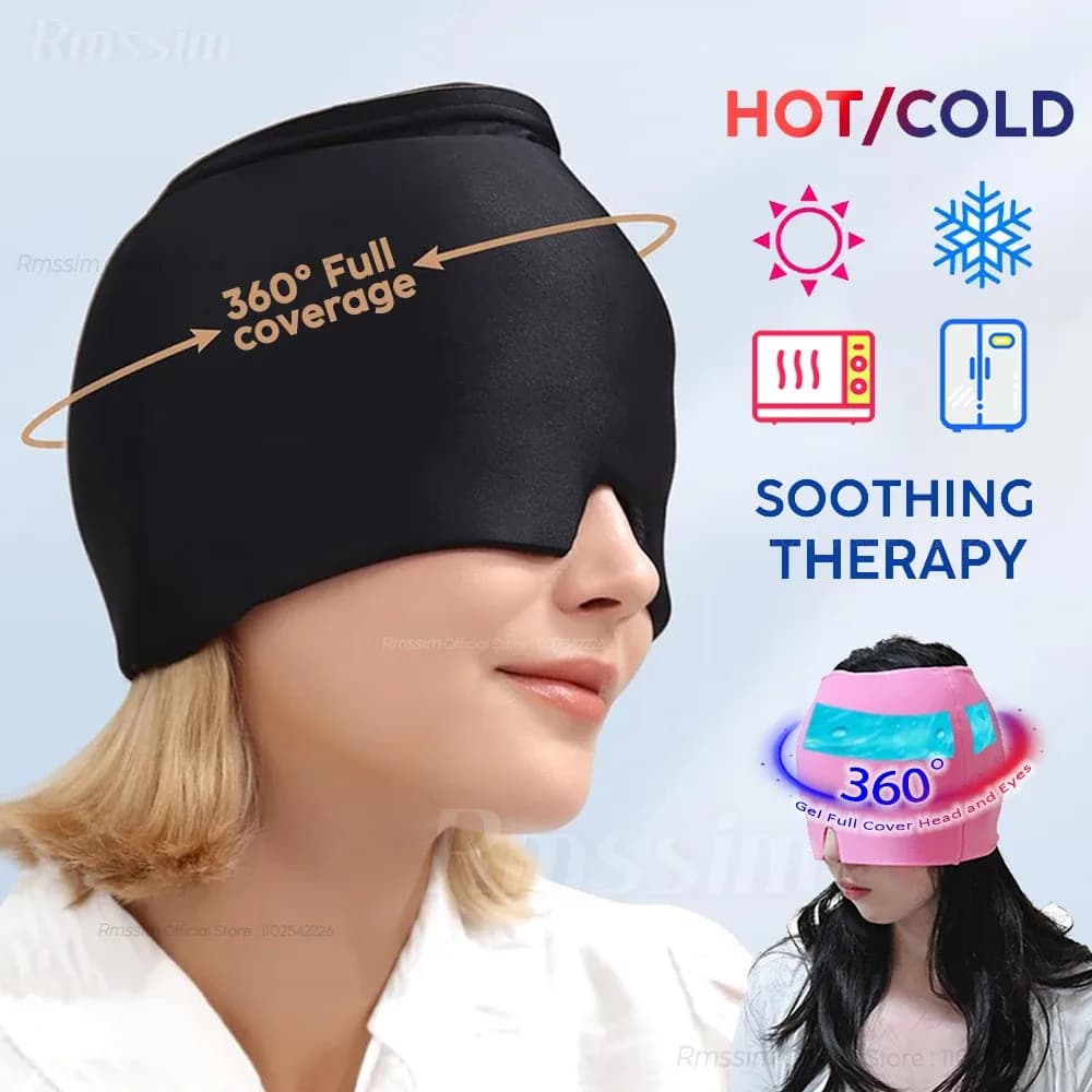 Cold Compress Migraine Relief Hat