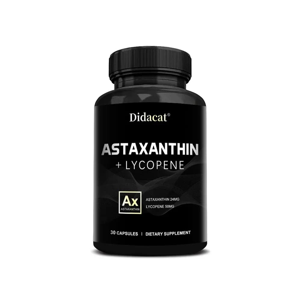 Astaxanthin 24 mg & Lycopene 50 mg Capsules