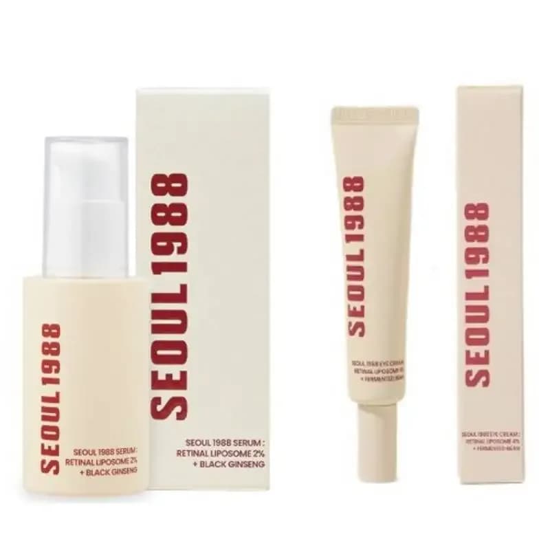 Retinol Face Serum with Black Ginseng, Niacinamide & Vitamin C