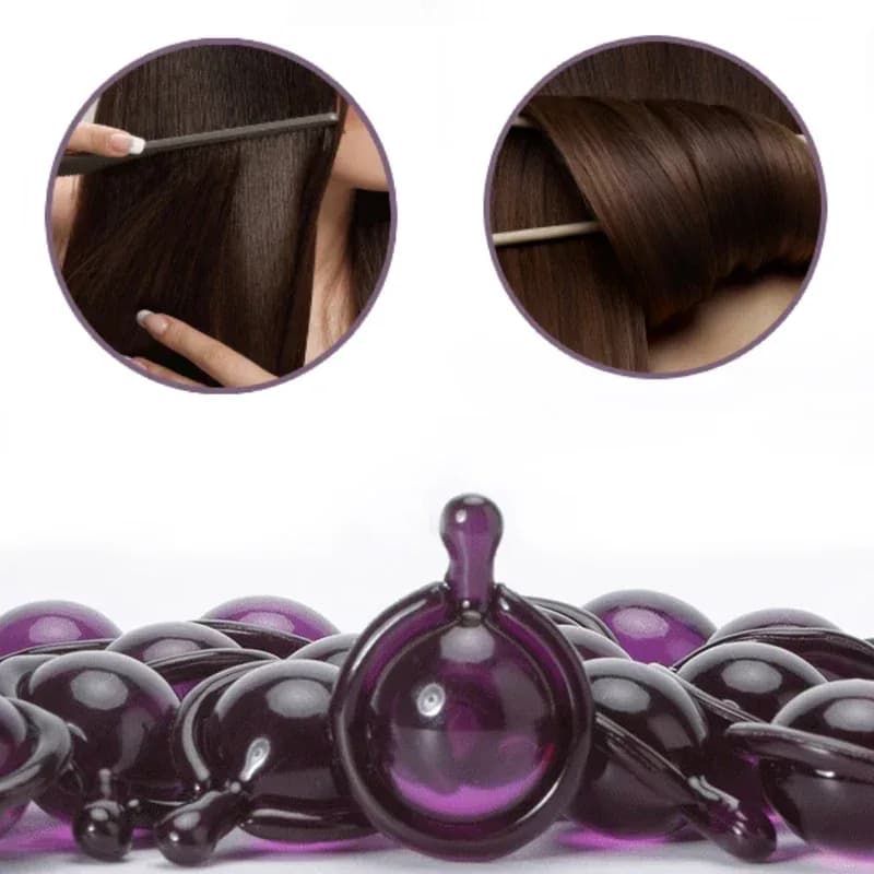 Smooth Silky Hair Vitamin Capsules with Keratin Complex Oil – 5, 10 or 15 Count