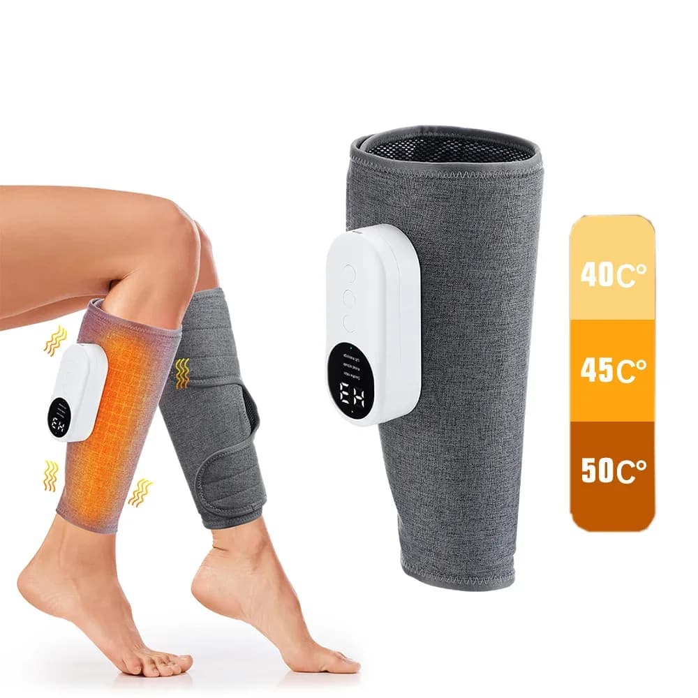 Rechargeable 360° Calf Massager – 3 Modes Air Compression