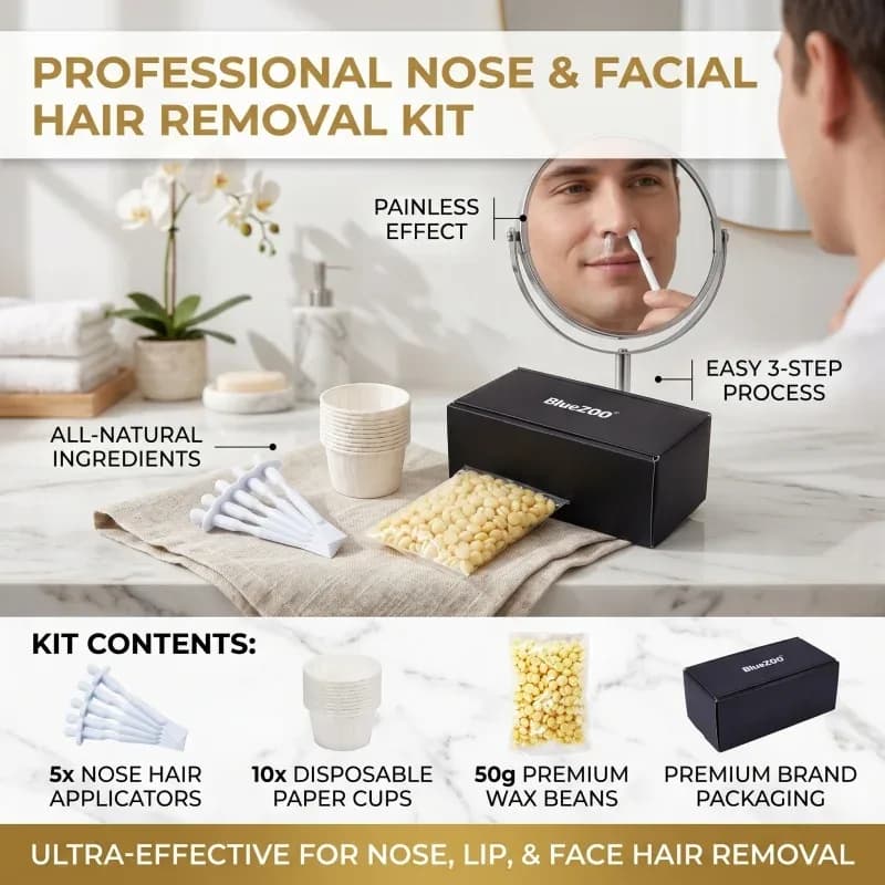 Portable Painless Nose Wax Kit for Men & Women