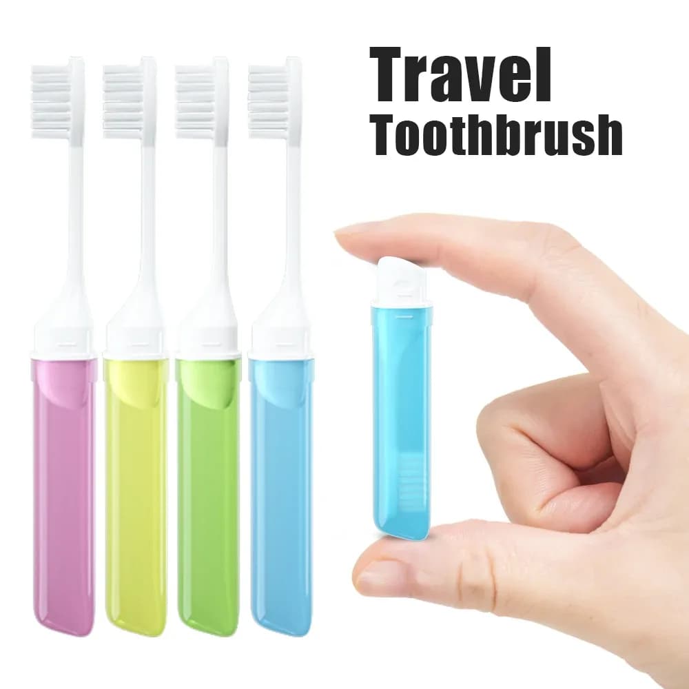 Foldable Mini Travel Toothbrush