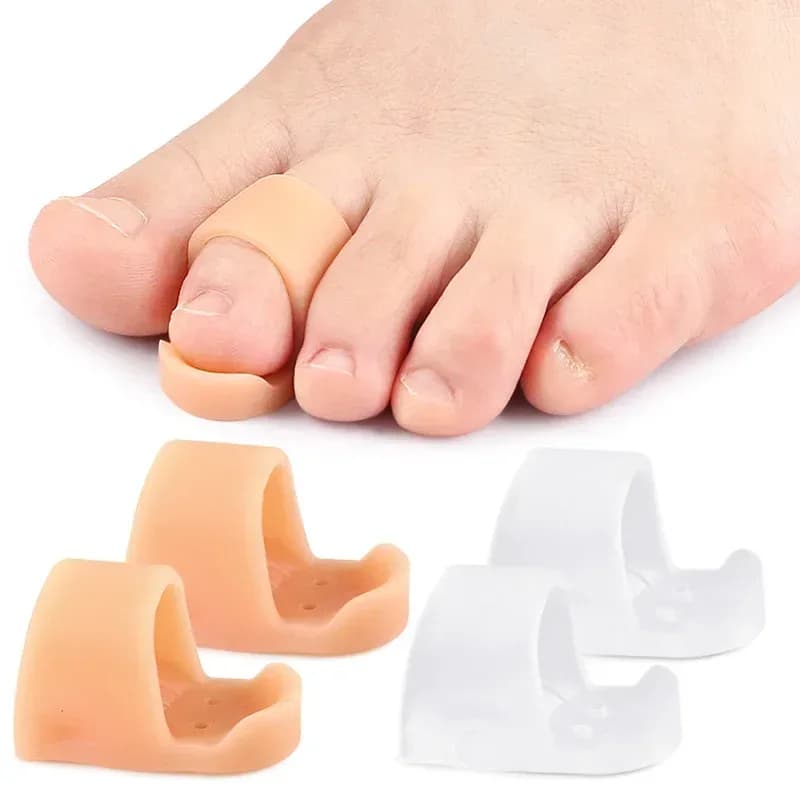 Toe Straightener & Bunion Protector – 2 Pair Silicone Gel