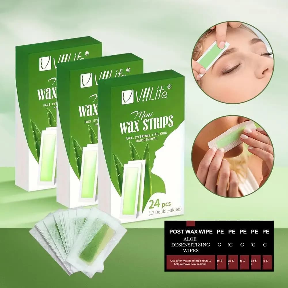 Painless Fast Wax Strips for Hair Removal