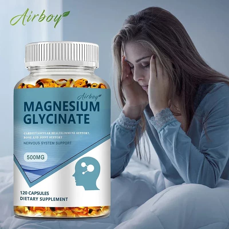 Magnesium Glycinate – Nerve & Mood Support