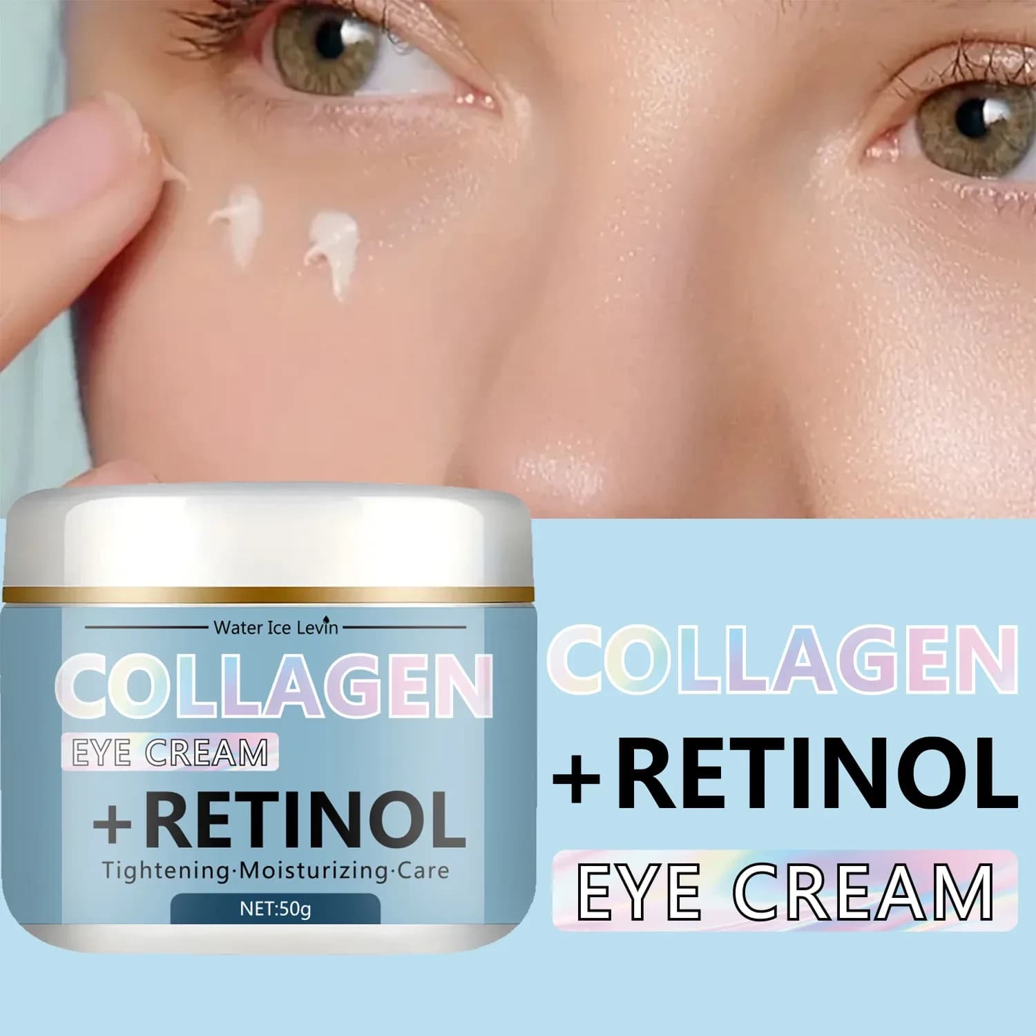 Levin Collagen & Retinol Eye Cream – Ice Cream Texture