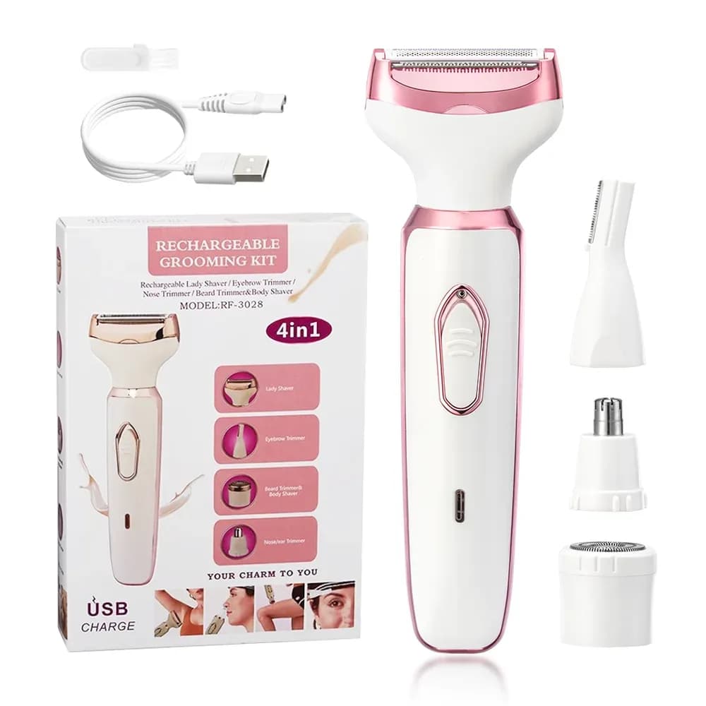 4-in-1 Electric Lady Shaver & Body Epilator