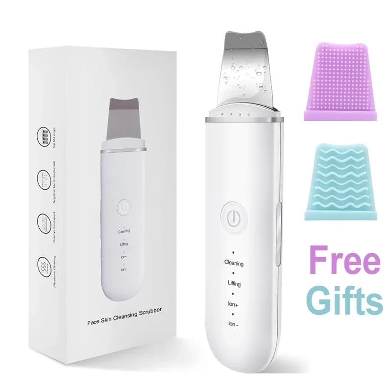 Ultrasonic Skin Scrubber with Vibration